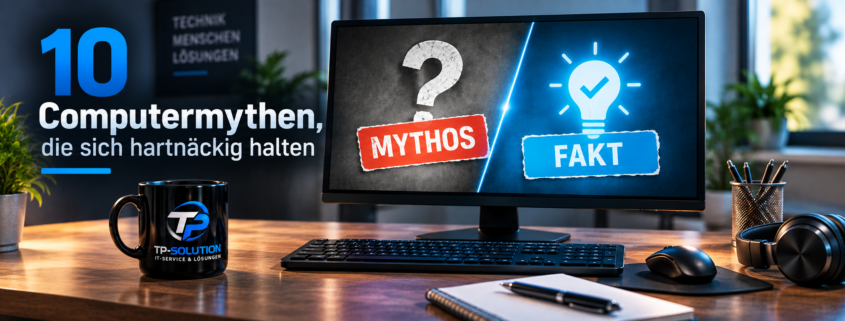 10 Computermythen die sich hartnäckig halten