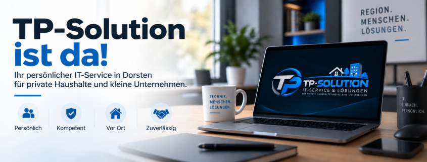 TP-Solution ist da - Persönlicher IT-Service für Dorsten und Umgebung